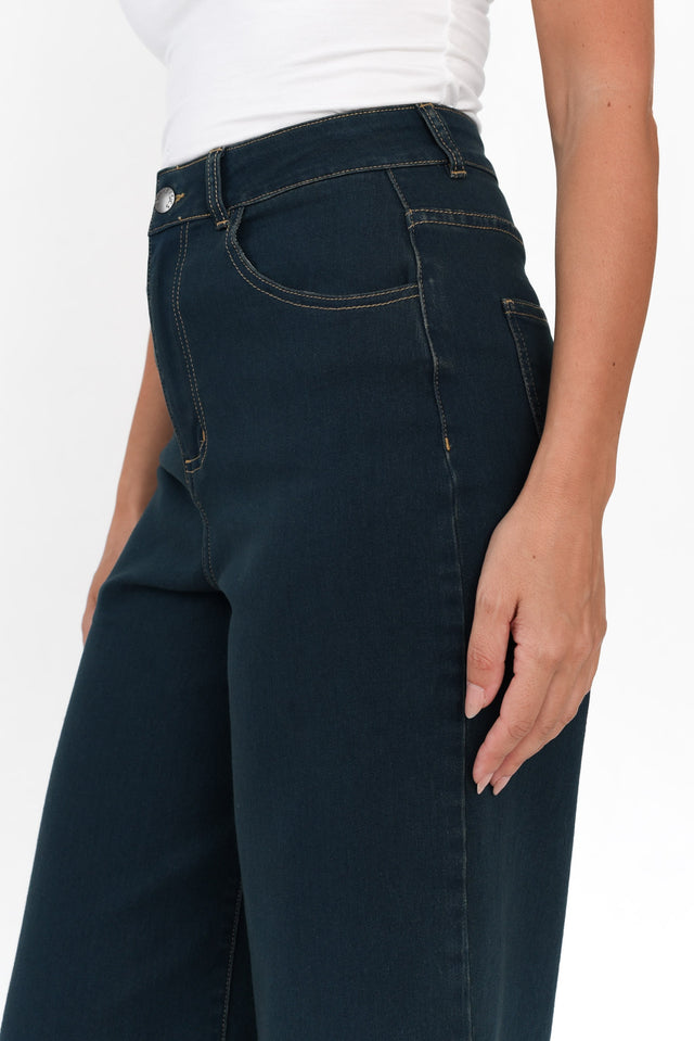Tabitha Blue Denim Crop Jeans image 6