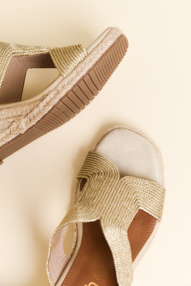 Talent Gold Espadrille Wedge image 4