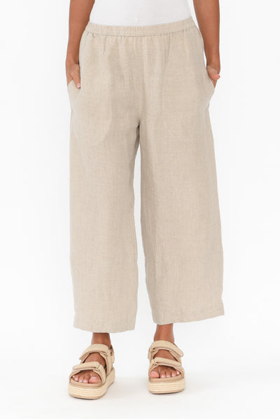 Tami Natural Linen Pocket Pants