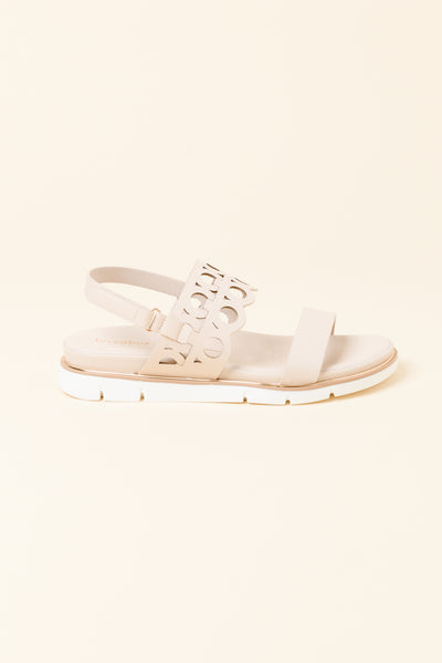 Terica Cream Velcro Sandal