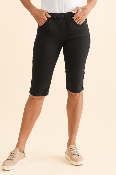 Tora Black Stretch Shorts