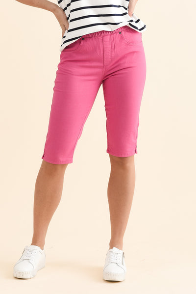 Tora Hot Pink Stretch Shorts