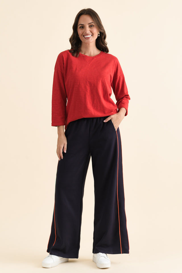 Traveller Navy Pocket Sweatpants,brunette model,Full Outfit,alt text|model:MJ image 6