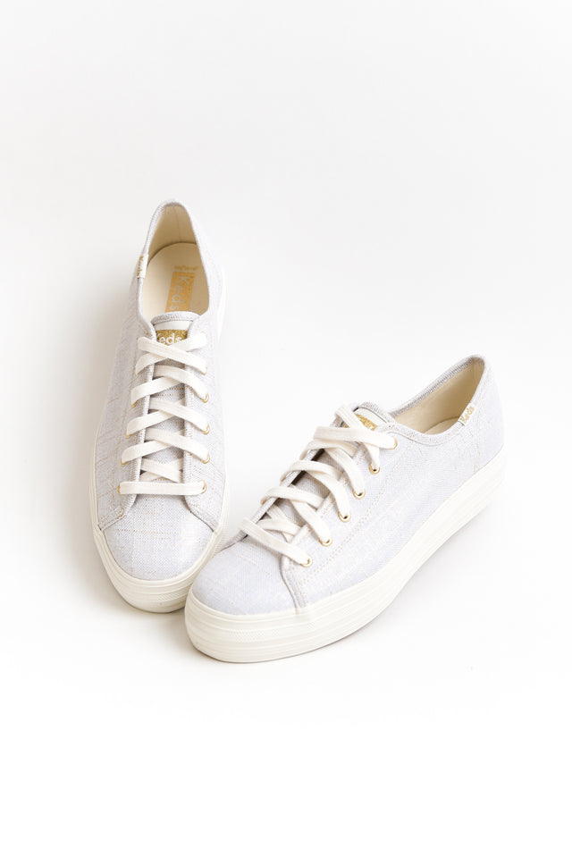 Triple Kick Metallic Canvas Sneaker