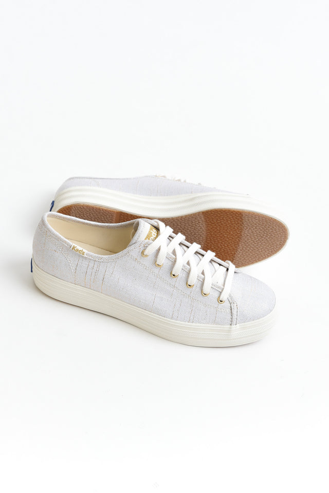 Triple Kick Metallic Canvas Sneaker
