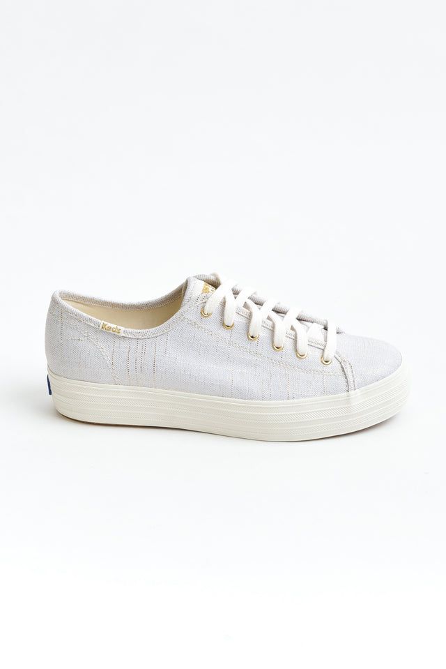 Triple Kick Metallic Canvas Sneaker