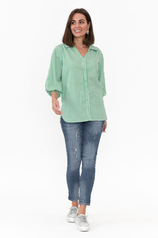 Emma Blue Denim Distressed Stretch Jeans