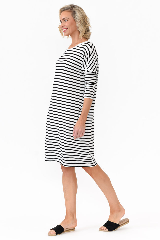 Turner Grey Stripe Bamboo Dress image 4
