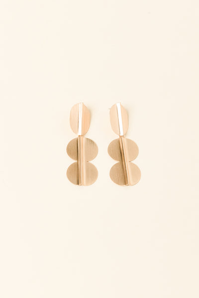 Tyron Gold Drop Earrings