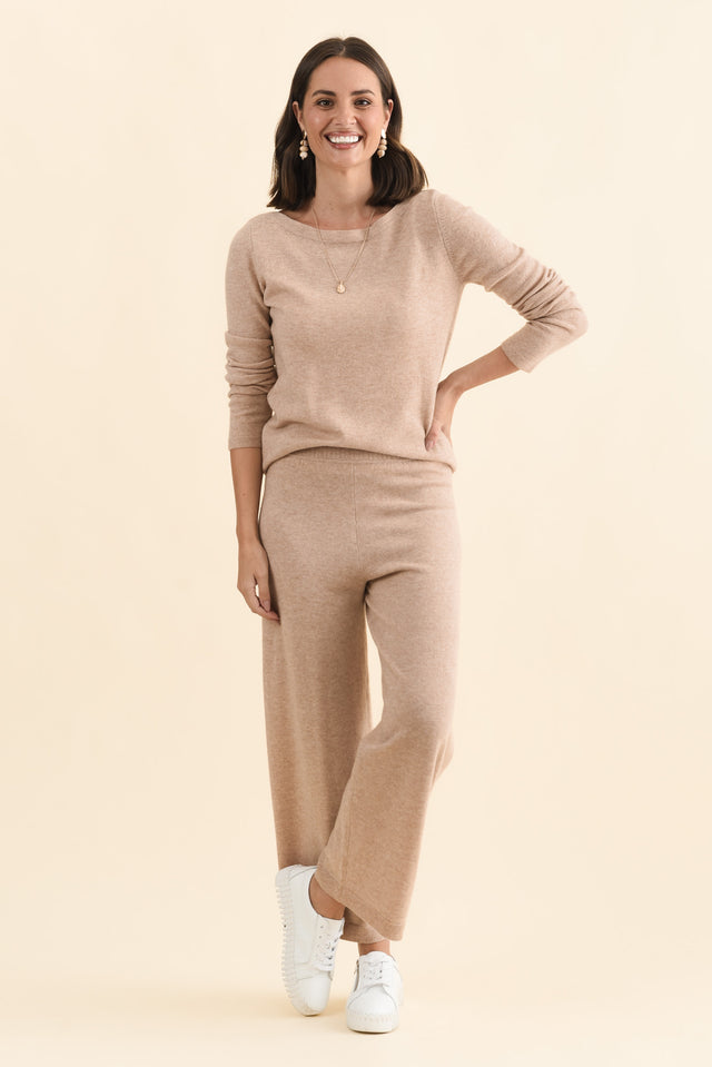 Valery Beige Wool Cashmere Jumper image 6