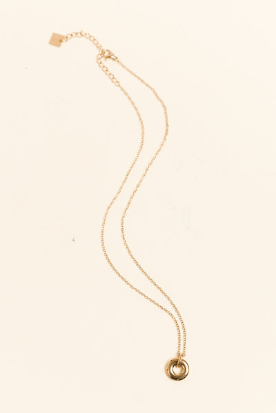 Valette Gold Plated Pendant Necklace