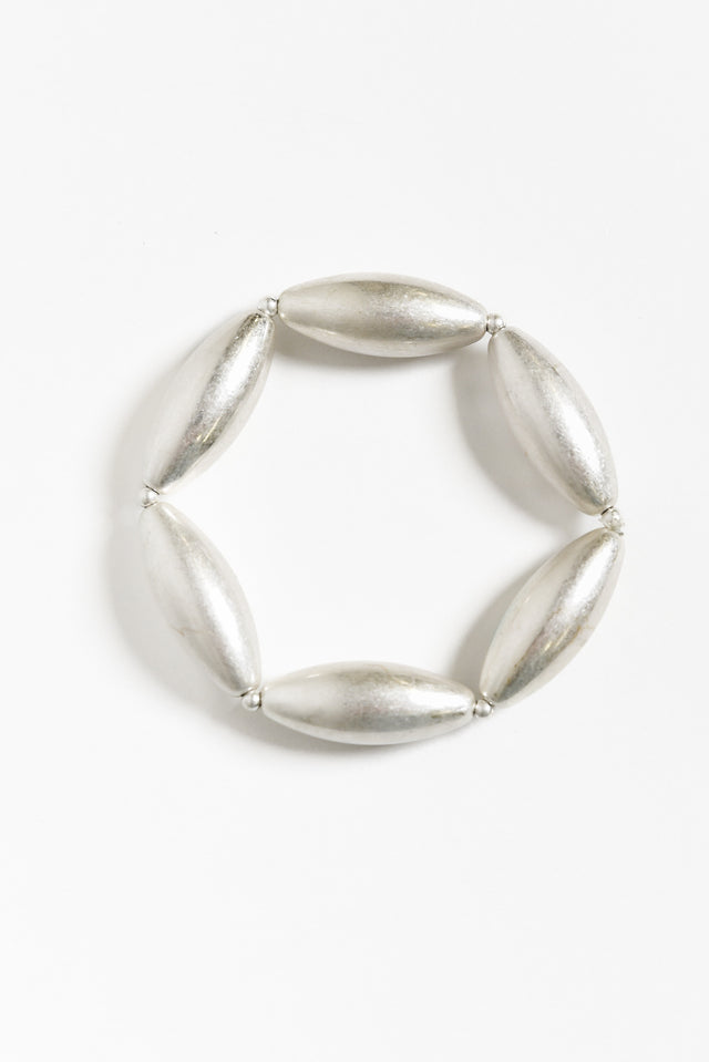 Vella Silver Beaded Bracelet image 1