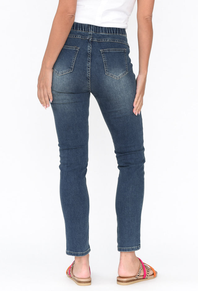 Verona Blue Cotton Stretch Jeans image 6