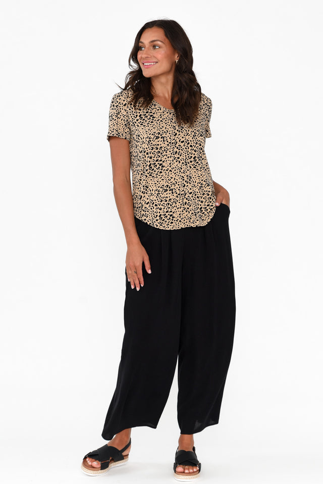 Orella Black Wide Leg Pants