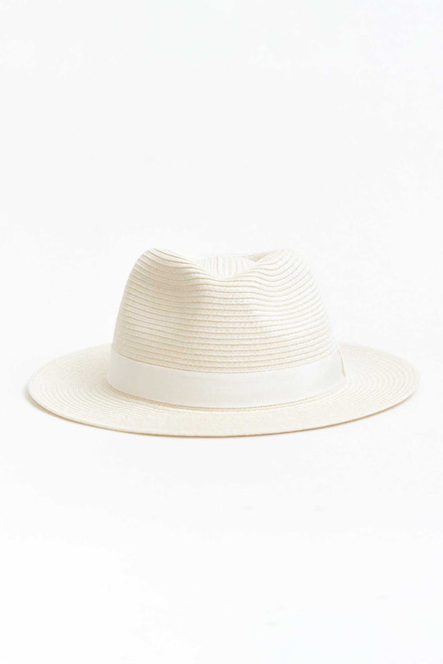 Voyager Ivory Travel Fedora
