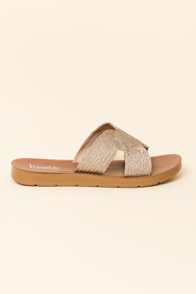 Wander Rose Gold Shimmer Slide