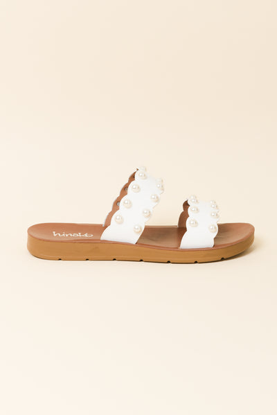 Warner White Pearl Slide