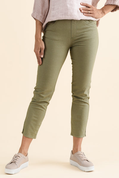 Winslet Khaki 7/8 Pants