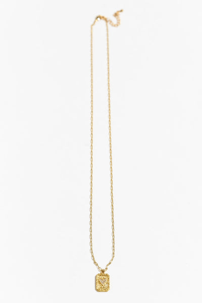Wrenley Gold Heart Necklace