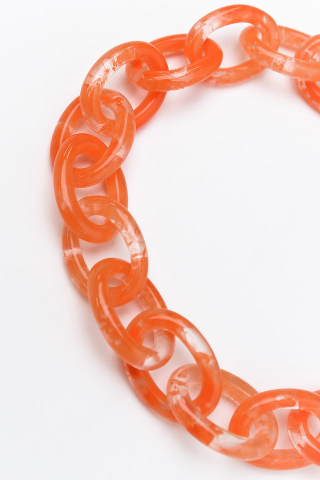 Yuki Orange Chain Necklace image 2