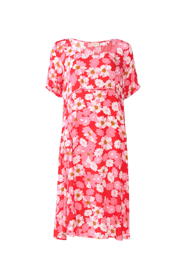 Zaelia Pink Blossom Crescent Dress