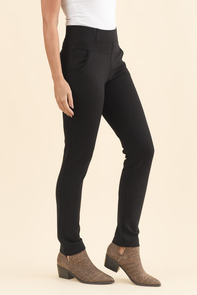 Zachary Black Stretch Pants image 4