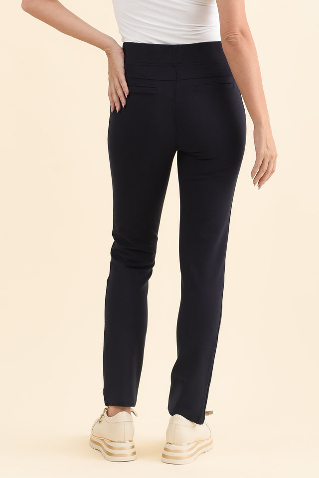 Zachary Navy Stretch Pants image 4