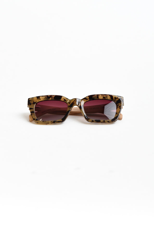 Zanthe Tortoiseshell Wooden Sunglasses image 2