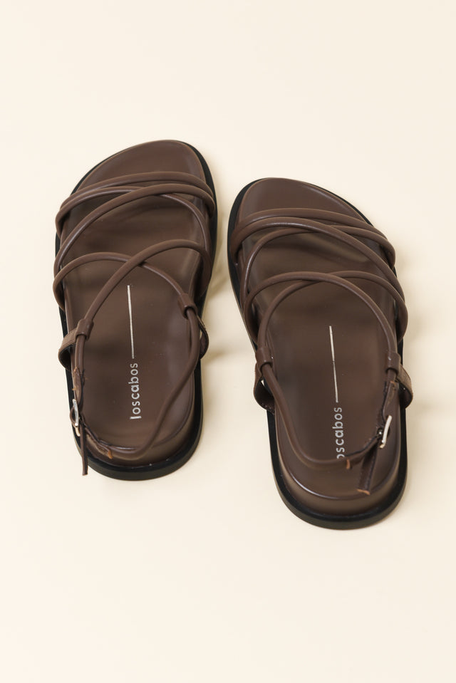 Zarn Chocolate Strappy Sandal image 4