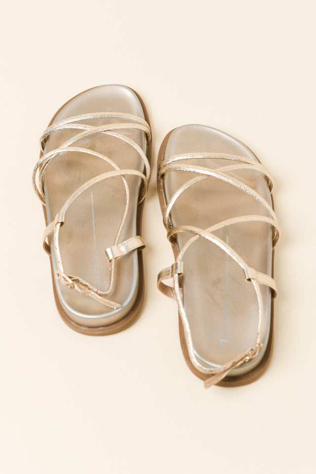 Zarn Gold Strappy Sandal image 4