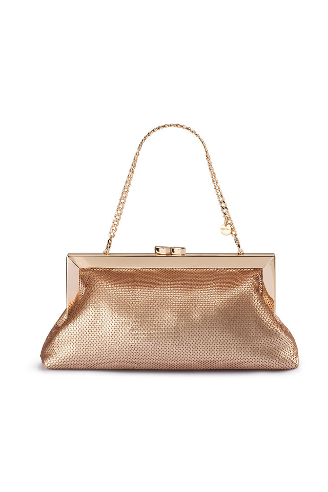 Zephyr Blush Sequin Clutch image 7