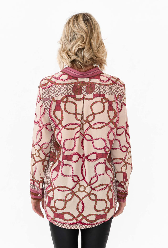 Zigi Pink Chain Shirt