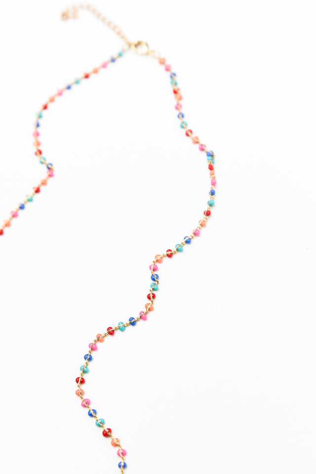 Ziva Multi Festive Beaded Necklace image 3