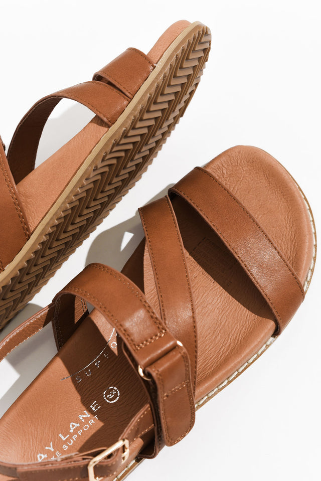 Zorba Tan Leather Sandal image 5