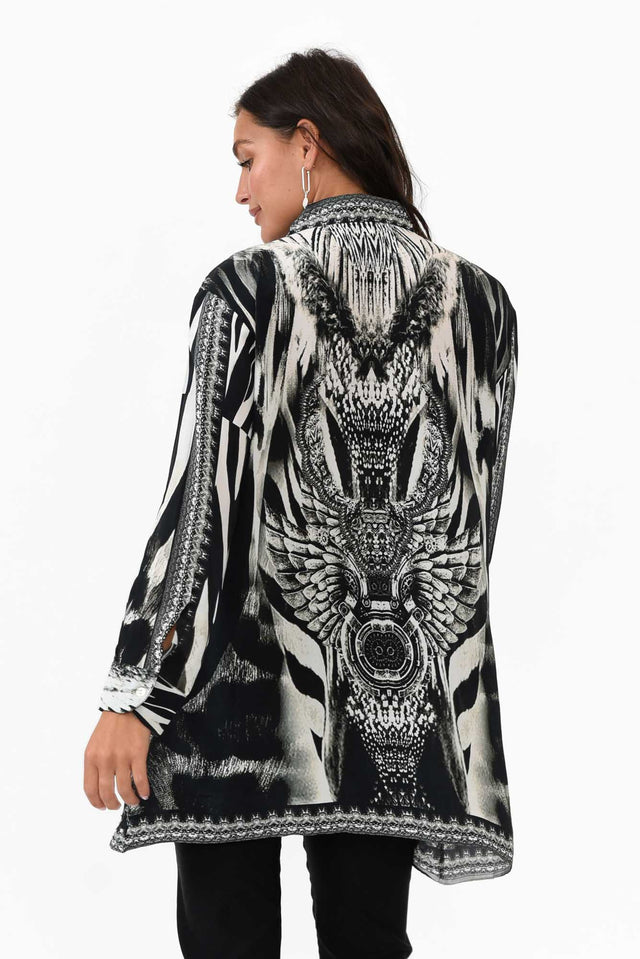 Zulu Black Silk Resort Shirt