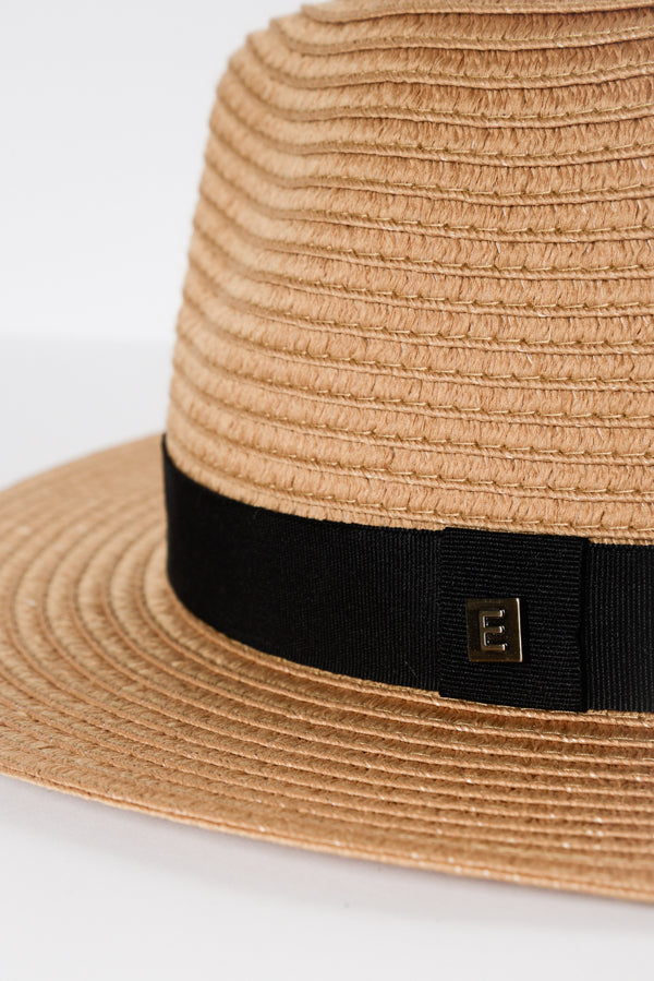Caramel Travel Fedora - Blue Bungalow