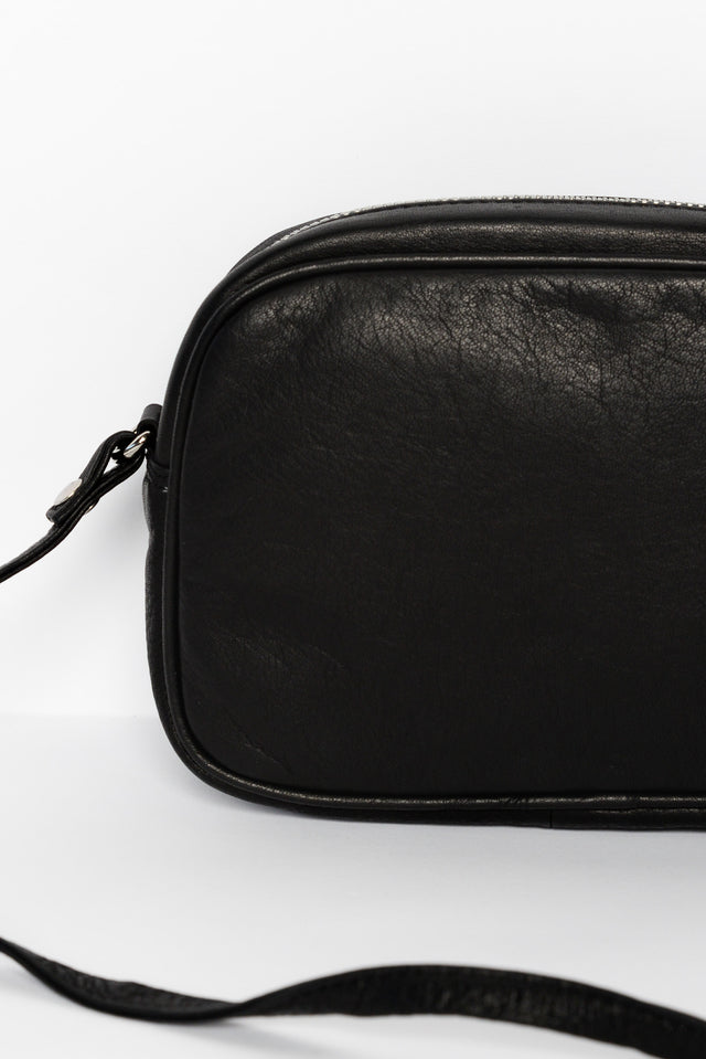Magnolia Black Quilted Leather Bag