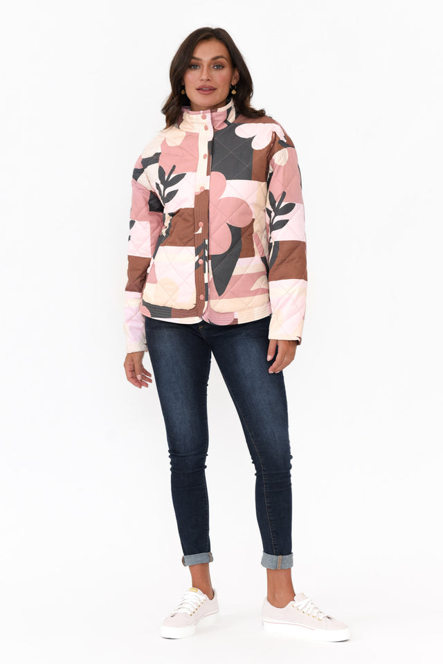 Abstraction Beige Jacket