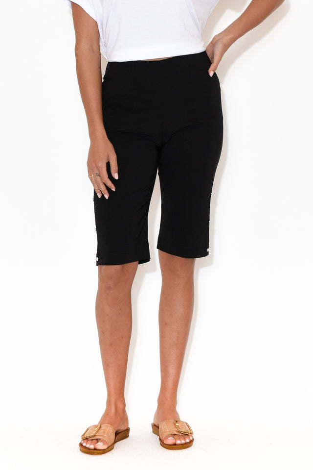 Alyssa Black Pocket Shorts   alt text|model:Brontie;wearing:XS