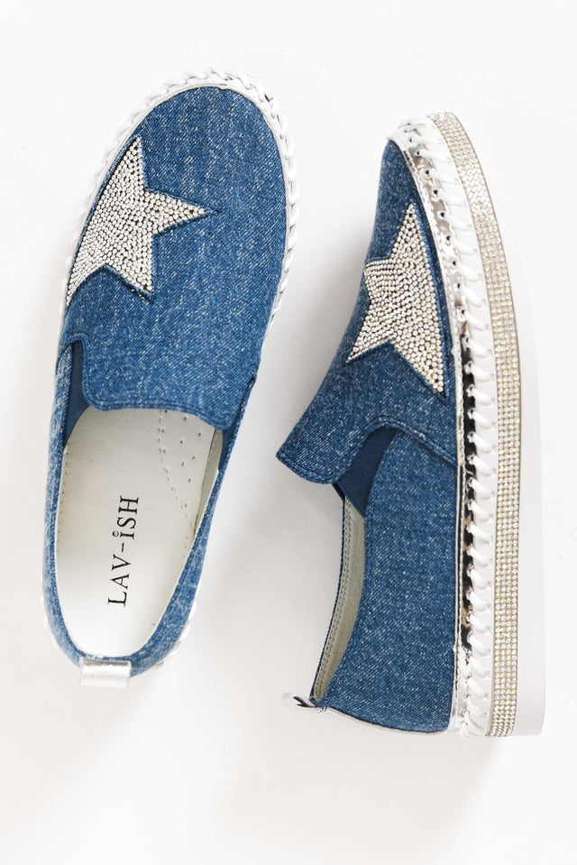 Asher Denim Star Slip On Shoe