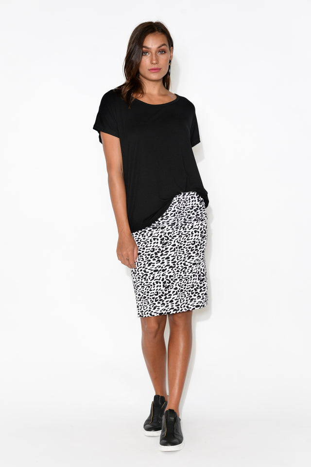 Eadie Black Bamboo Top