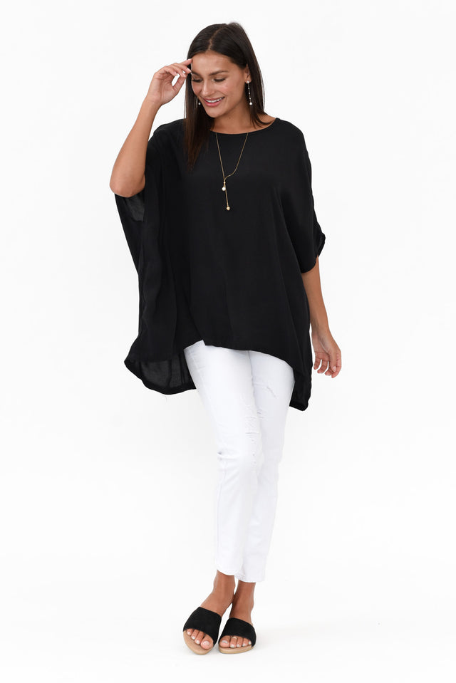 Black Drape Top