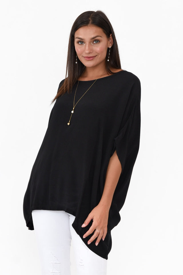 Black Drape Top