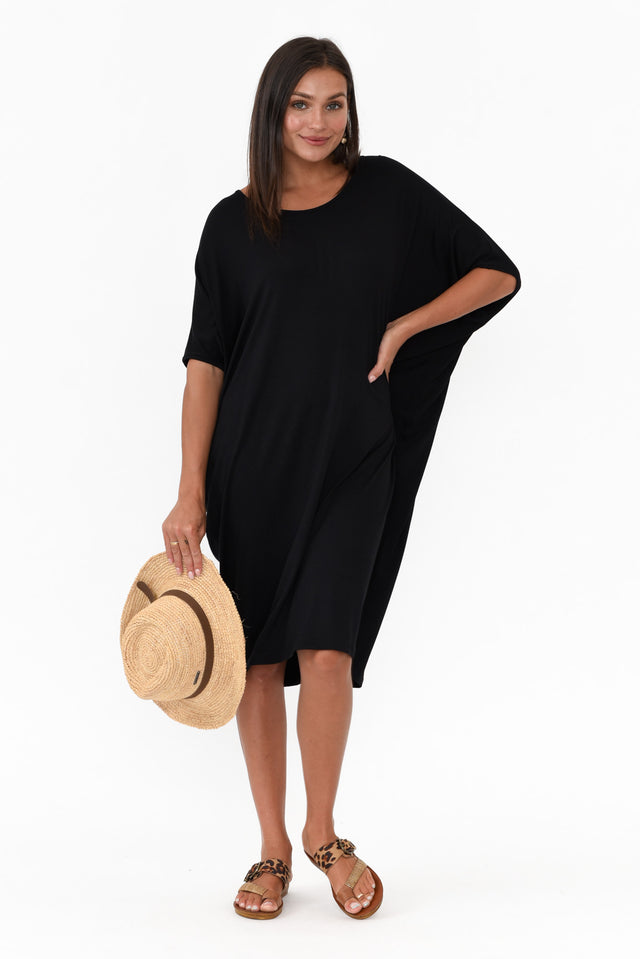 Black Maui Dress   alt text|model:Brontie;wearing:AU 8 / US 4