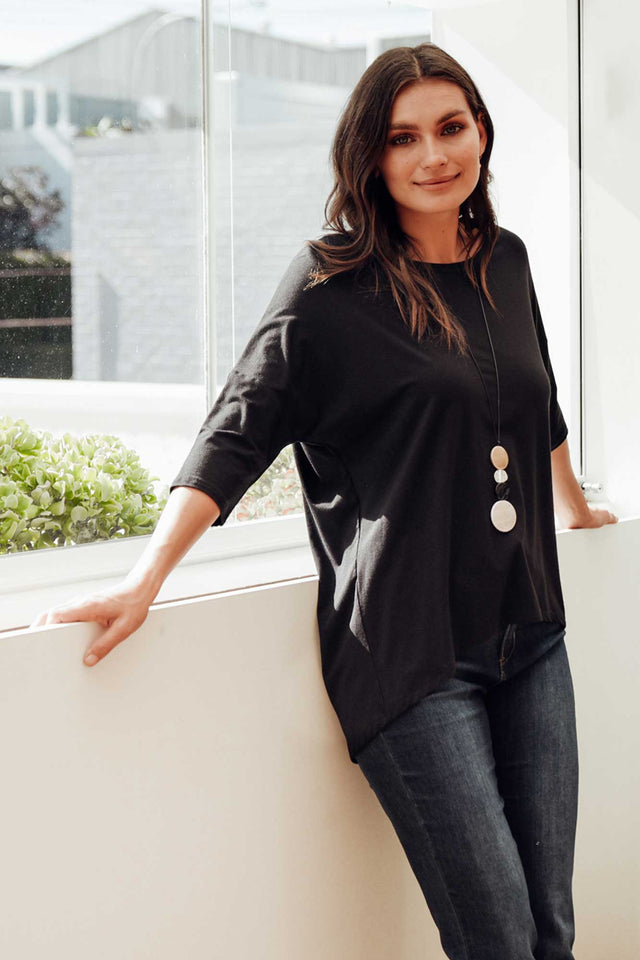 Blake Black Bamboo Top