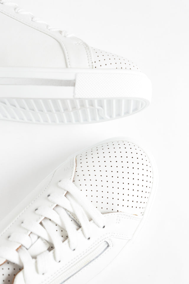 Carissa White Silver Sneaker image 7