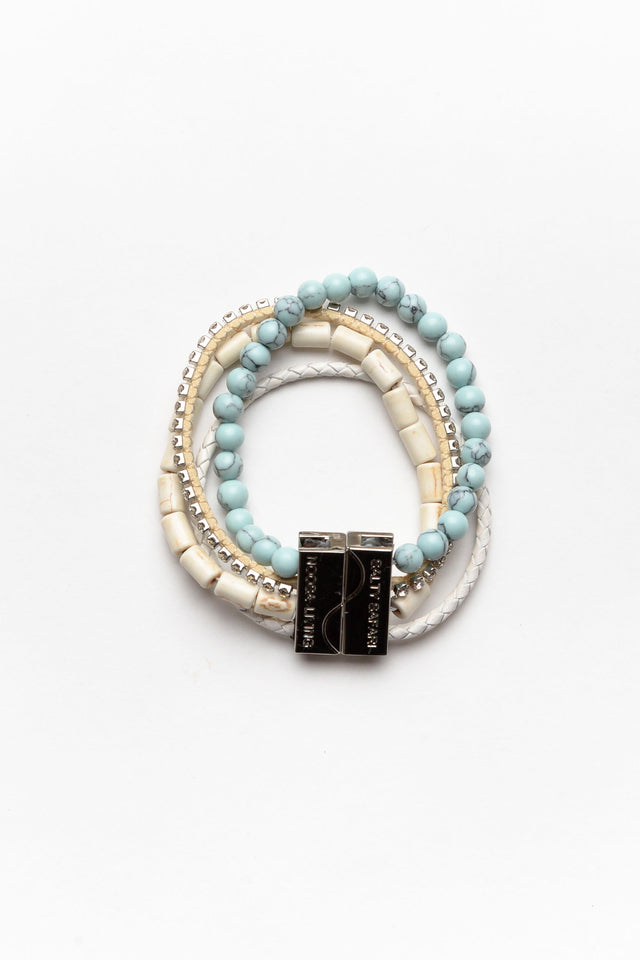 Claudine Turquoise Stone Cuff Bracelet