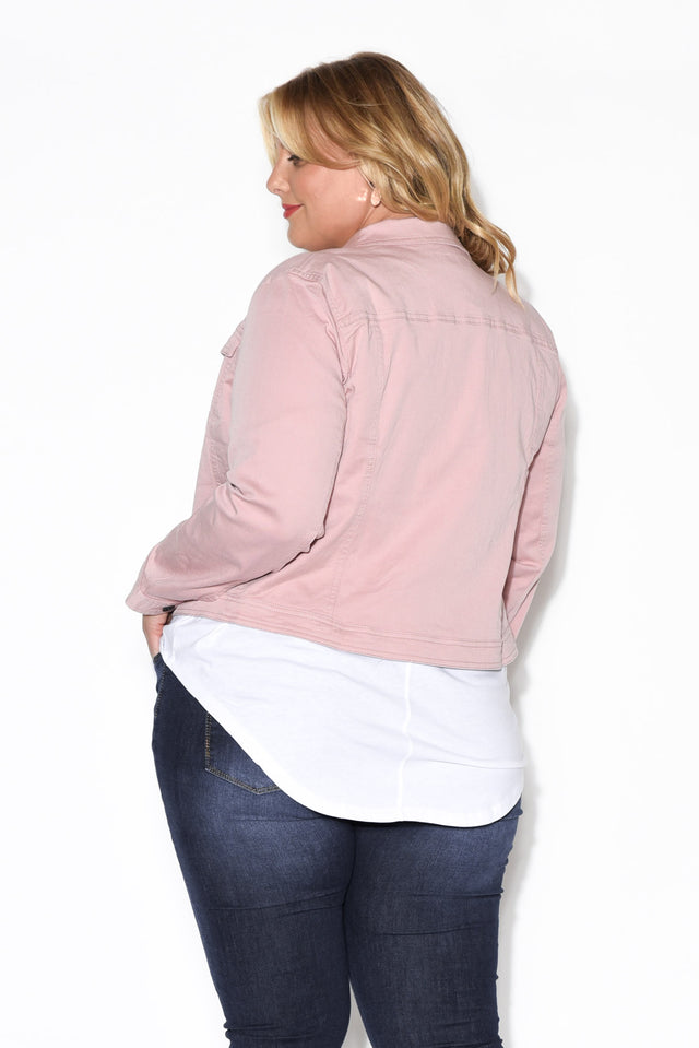Danielle Blush Stretch Jean Jacket