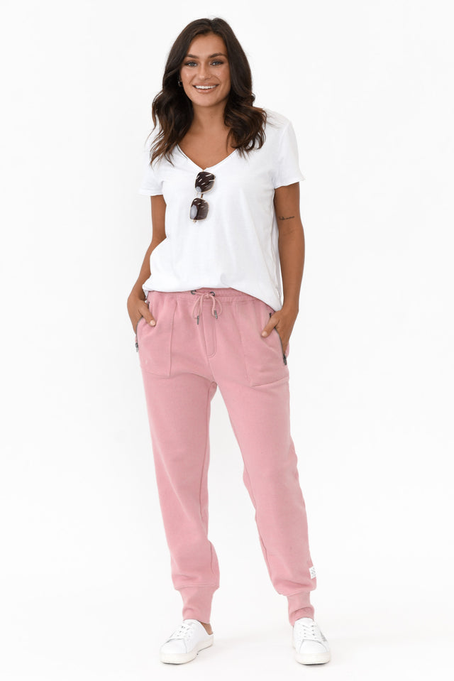 Danni Blush Cotton Lounge Pants