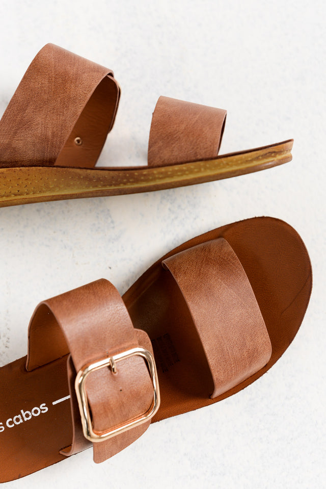 Doti Chocolate Buckle Slide